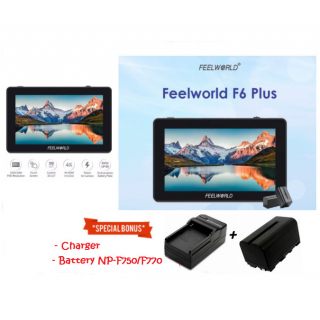 FeelWorld Monitor 4K F6 Plus - FeelWorld 5.7" Full HD HDMI On-Camera